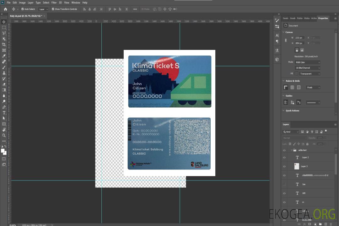 Autriche Klima Billet S template Autriche Klima Billet S template